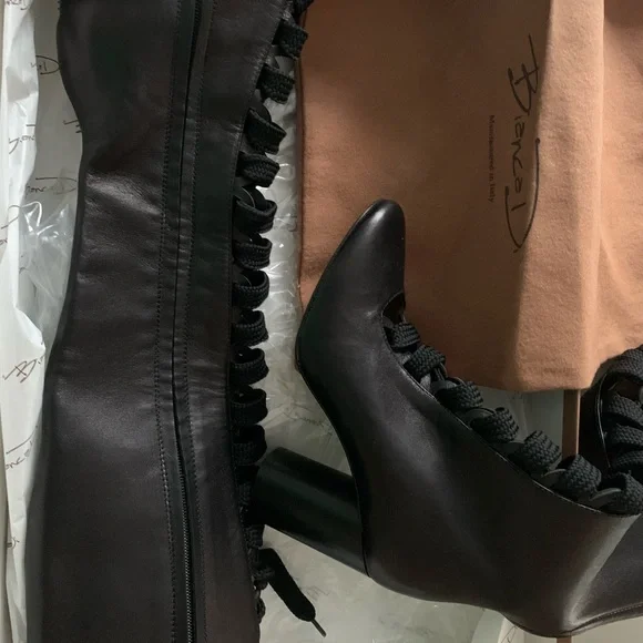 Bianca Di leather boots - Picture 4 of 9